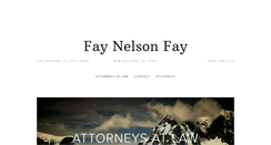 Desktop Screenshot of faynelsonfay.com