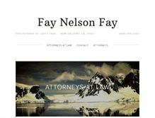 Tablet Screenshot of faynelsonfay.com